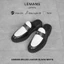 The Diamond Mules Loafer LEMANS - Black White - Giày sục da bò - Bảo hành 24 tháng