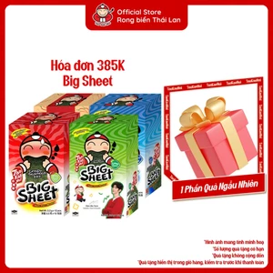Rong biển TaoKaeNoi BIG SHEET Hộp 12 Gói Giòn Xốp Nhập Khẩu Thái Lan