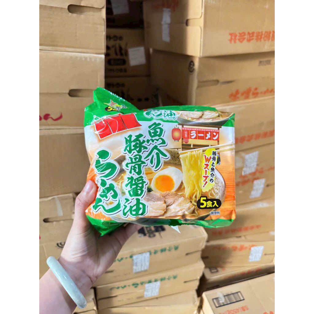 Mì ăn liền vị miso, hải sản thịt heo, mì xào Nhật Bản