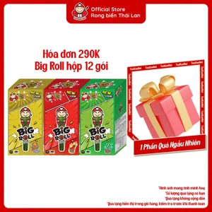 Snack Rong Biển TaoKaeNoi BIG ROLL Hộp 12 Gói Nhập Khẩu Thái Lan