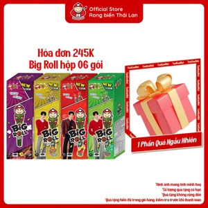 Snack Rong Biển TaoKaeNoi BIG ROLL Hộp 6 Gói Nhập Khẩu Thái Lan