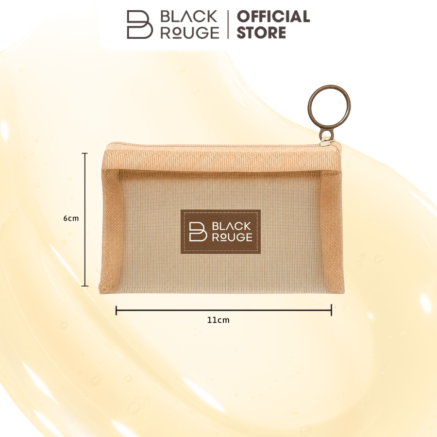 Túi Lưới Mini Đựng Mỹ Phẩm – Black Rouge Mini Mesh Pouch