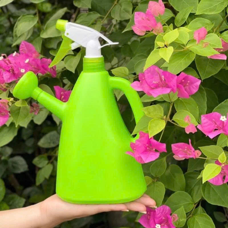 Bình xịt 1,5 Lít kết hợp Ô doa tưới cây tiện dụng, tưới cây và hoa chăm sóc vườn , chất liệu nhựa cao cấp