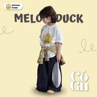 Áo Thun T-Shirt Bé Trai Trắng Họa Tiết Spring Vàng Năng Động Mellow Duck (4-13 Tuổi) B2605049