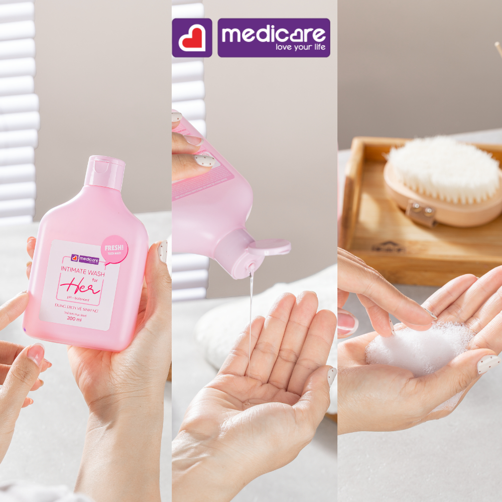 Dung dịch vệ sinh phụ nữ MEDiCARE for her 200ml