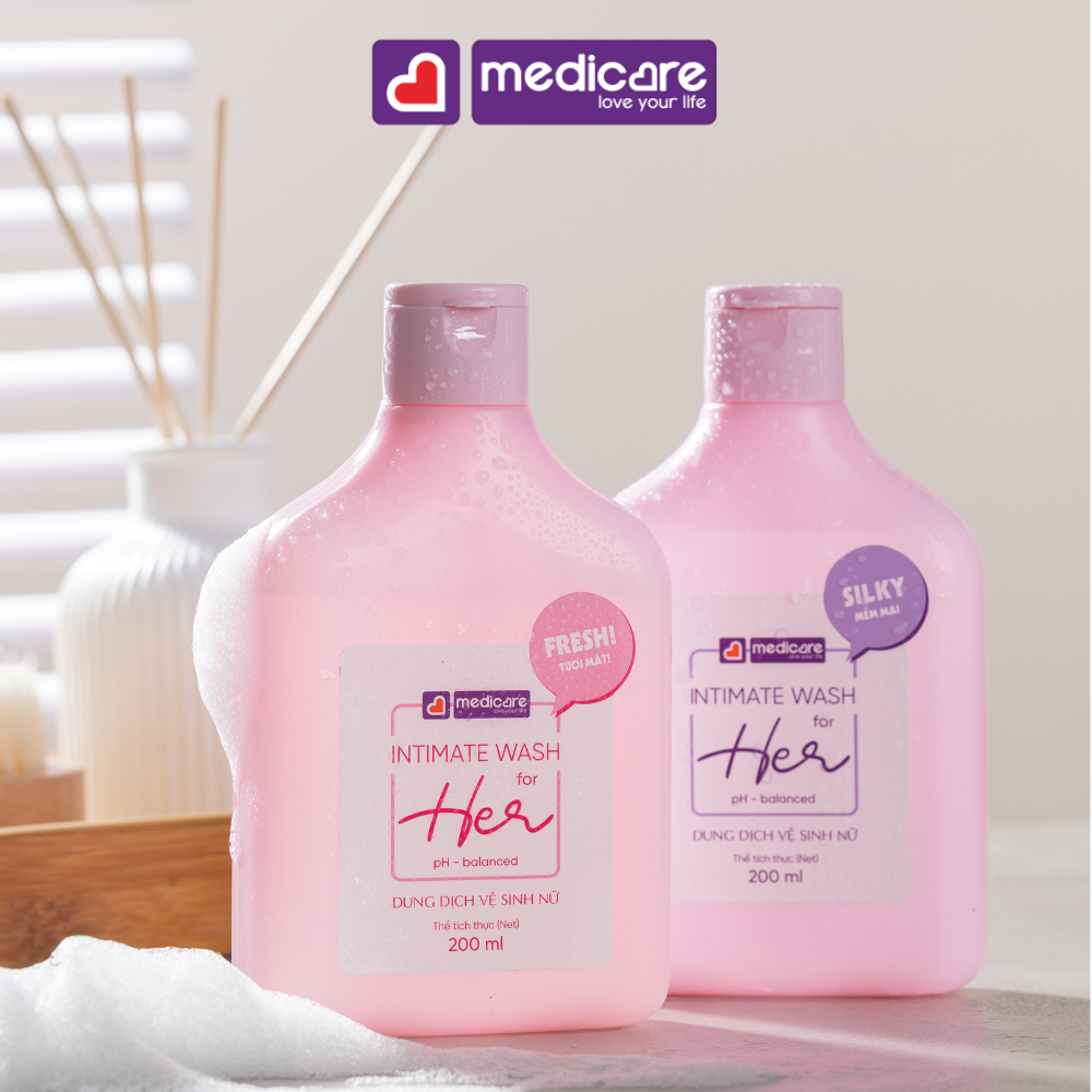 Dung dịch vệ sinh phụ nữ MEDiCARE for her 200ml