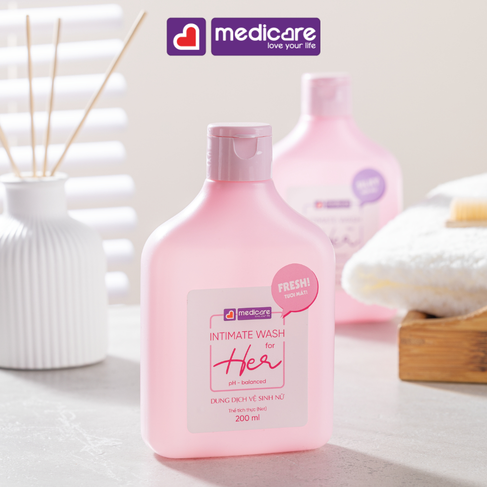 Dung dịch vệ sinh phụ nữ MEDiCARE for her 200ml