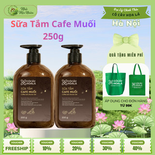 [HÀNG MỚI] Sữa Tắm Cafe Muối 250g - Làm Sạch Sâu, Giúp da sáng mịn, Nhà Mộc Nhiên