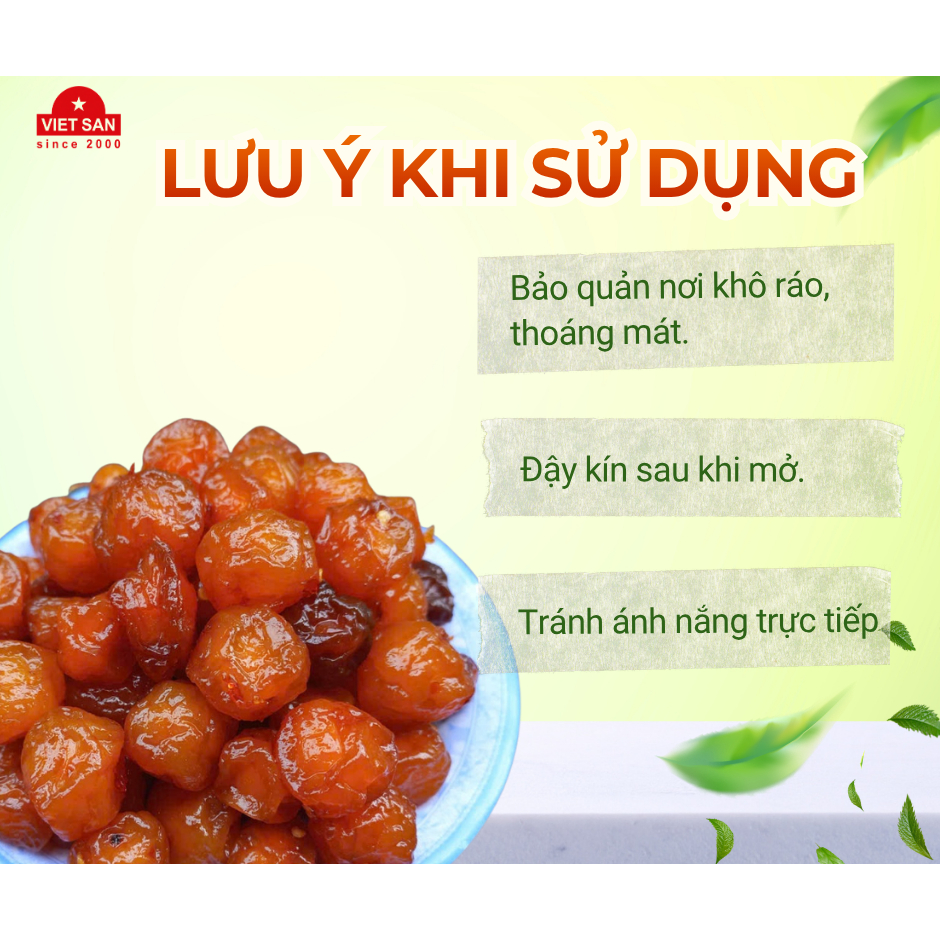 Ô Mai Mận Không Hạt Việt San 150g/280g - Mận Khô Chua Ngọt Dẻo Thơm Ăn Vặt Tiện Lợi