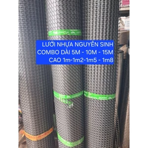 Lưới nhựa hàng dào, nhựa dẻo. Cao 1m/1m2/1m5/1m8 Ô 2×2cm. Làm chuồng chim, gà, vịt, vườn dào