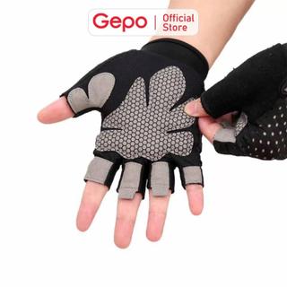 Găng tay tập gym hở lưng có cuốn cổ tay, đệm lòng bàn tay chống trượt AOLIKES HS 113