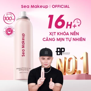 Xịt khoá nền Sea Makeup Stayput Prime & Set Setting Spray Hỗ trợ 16H+++ dưỡng ẩm lâu trôi và hiệu quả lì mịn 100ml