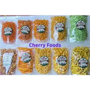 Combo Gia đình 2,4kg 10 món snack | Nui chiên, Đậu Hà Lan, Snack đậu xanh, Bắp nón, Cốt dừa que, Bạch tuộc nướng,Bắp rim