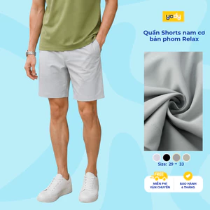 Quần Shorts Nam YODY Phom Relax Cạp Chun Sau Co Giãn TRA- MCCS26S010