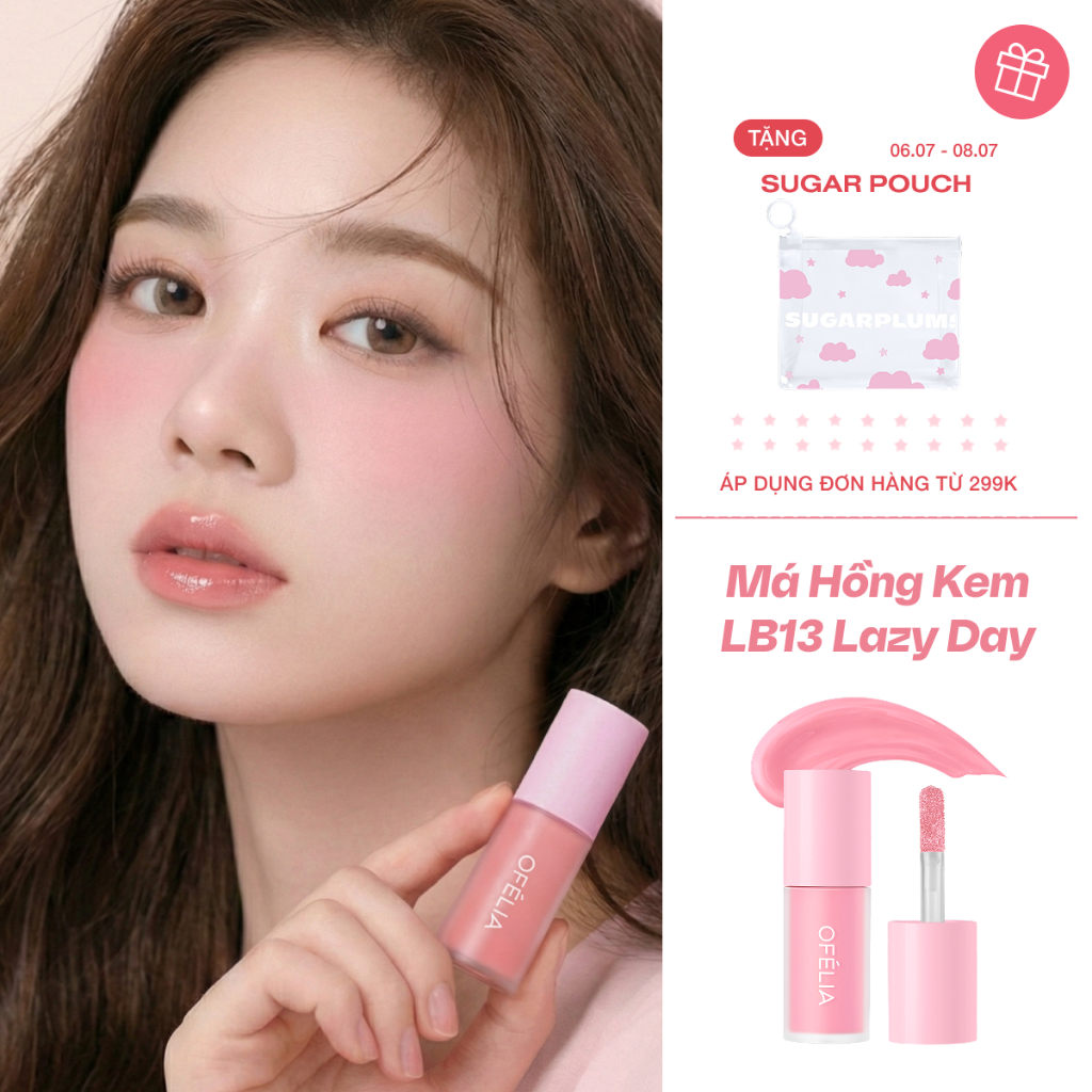 [HOT] Má Hồng Kem OFÉLIA Lolli Liquid Blush (4.6g)