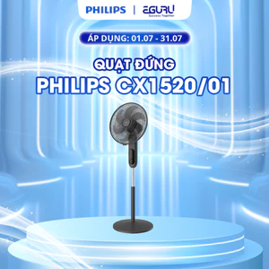 Quạt Đứng Philips CX1520/00 - Công suất 47W Bền Bỉ, Sang Trọng, Chính Hãng Bảo Hành 24 Tháng