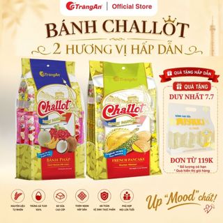 Bánh quy Pháp Challot Tràng An thơm ngon thanh mát ngọt dịu hương vị bánh tuổi thơ túi 260g