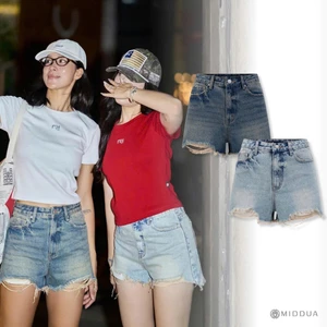 SJ024/SJ025 Short lật lai/ rách lai