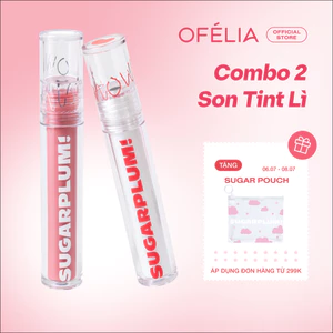 Combo 2 Son Tint Nước Mịn Lì Thuần Chay SUGARPLUM MistyNow Blurring Tint (3.8g x 3.8g)