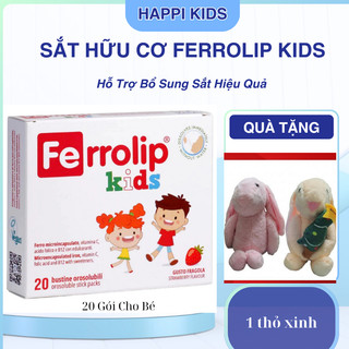 {TẶNG QUÀ } FERROLIP KIDS & BABY  giúp tăng quá trình tạo máu, tình trạng thiếu máu do thiếu sắt ở trẻ