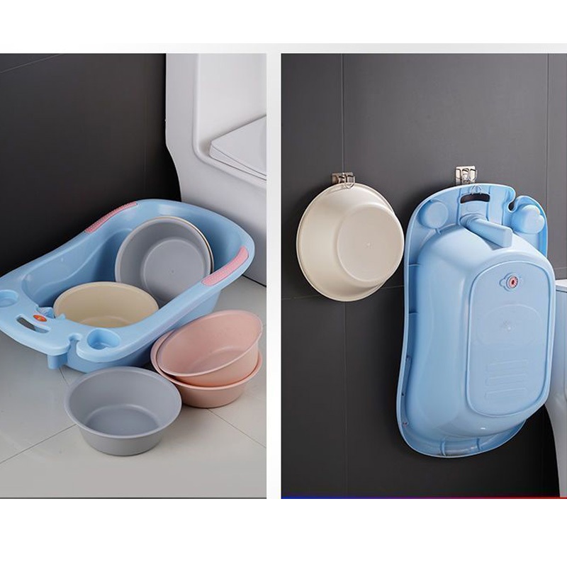 set 5 Móc treo chậu inox dán tường MDM0068, móc treo chậu, nồi, rổ tiện ích nhà bếp, nhà tắm