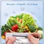 Túi Zip Bạc Nhôm Đựng Thực Phẩm, Túi Bảo Quản Thịt Cá Rau Củ Chống Mùi, Chống Rò Rỉ, Tái Sử Dụng