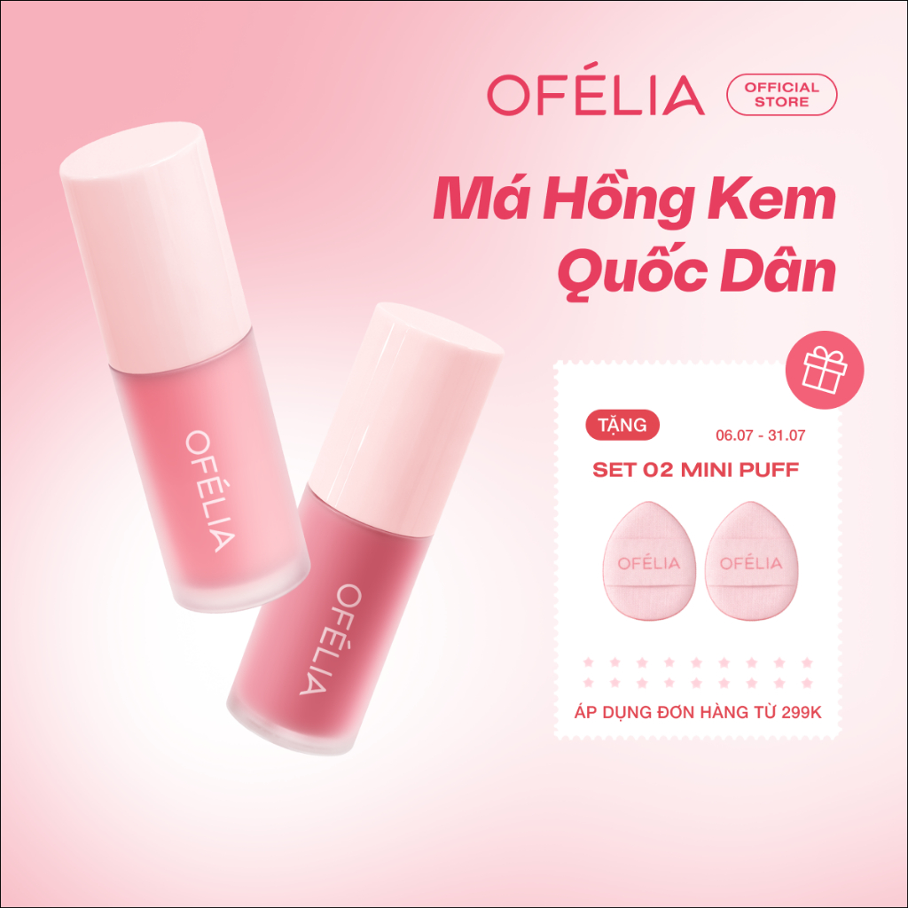 [LS] Má Hồng Kem OFÉLIA Lolli Liquid Blush (4.6g)