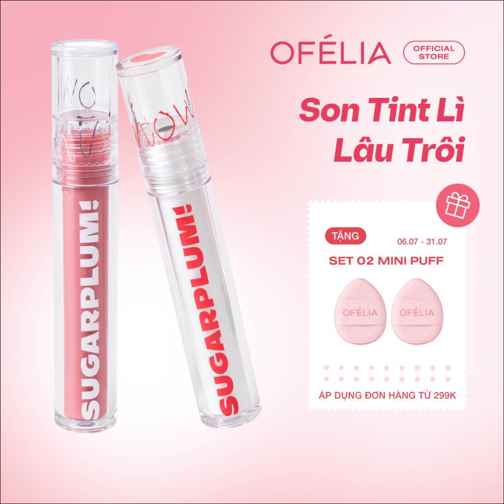 [LS] Son Tint Nước Mịn Lì Thuần Chay SUGARPLUM MistyNow Blurring Tint (3.8g)