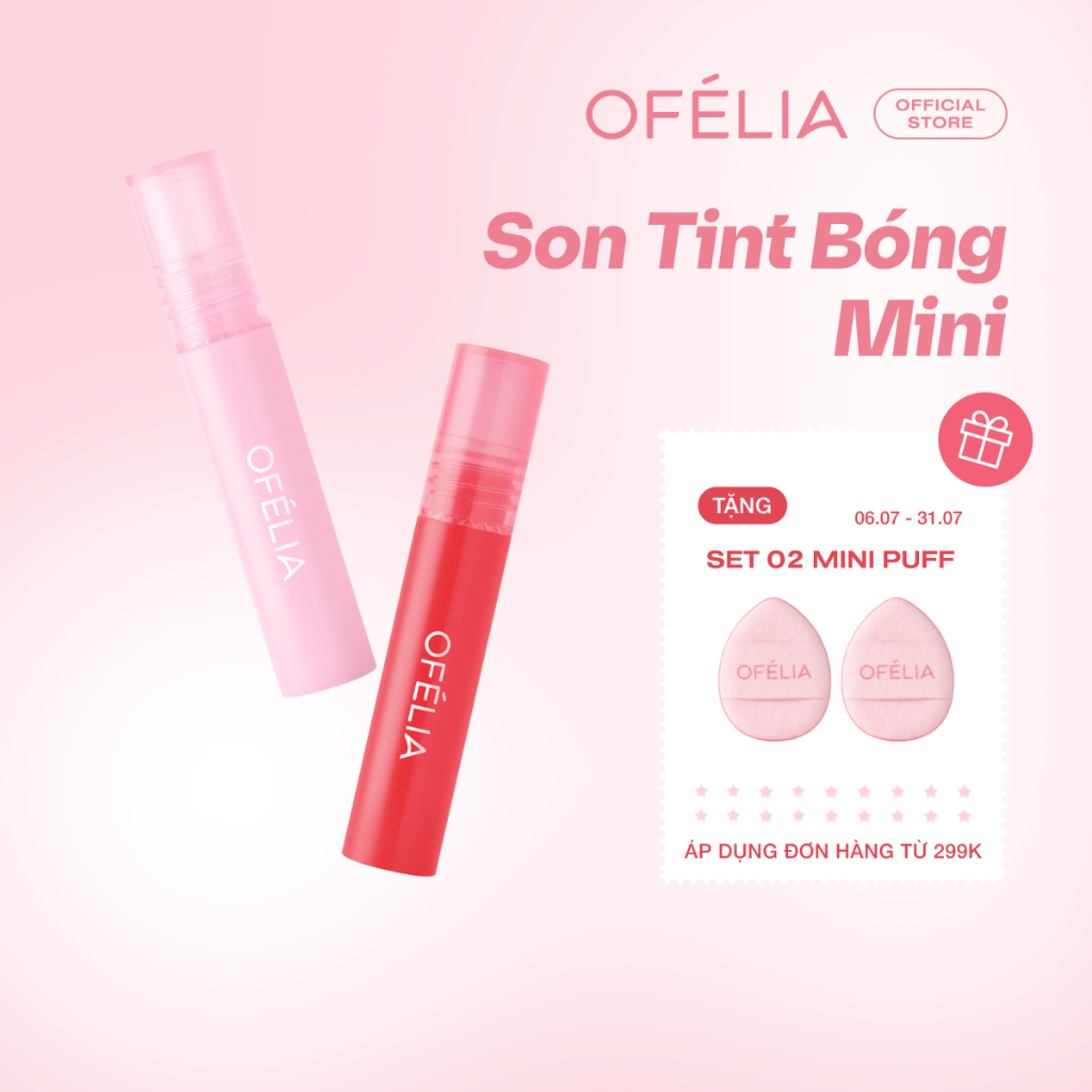 [LS] Son Tint Bóng OFÉLIA Lolli Glow Tint Minisize (1g)