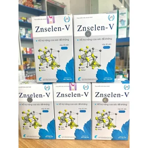 Viên uống kẽm Znselen-V hỗ trợ tăng cường sức đề kháng (Hộp 30 viên)