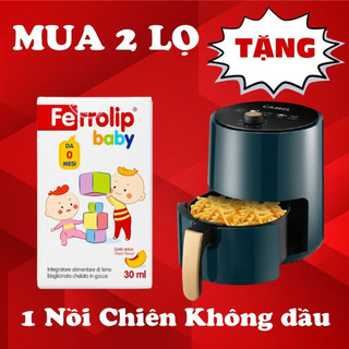 [ Kèm Quà ] Ferrolip Baby (Lọ 30ml) Sắt Hữu Cơ Cho Bé Dạng Nhỏ Giọt Hương Đào Thơm Ngon Cho Bé