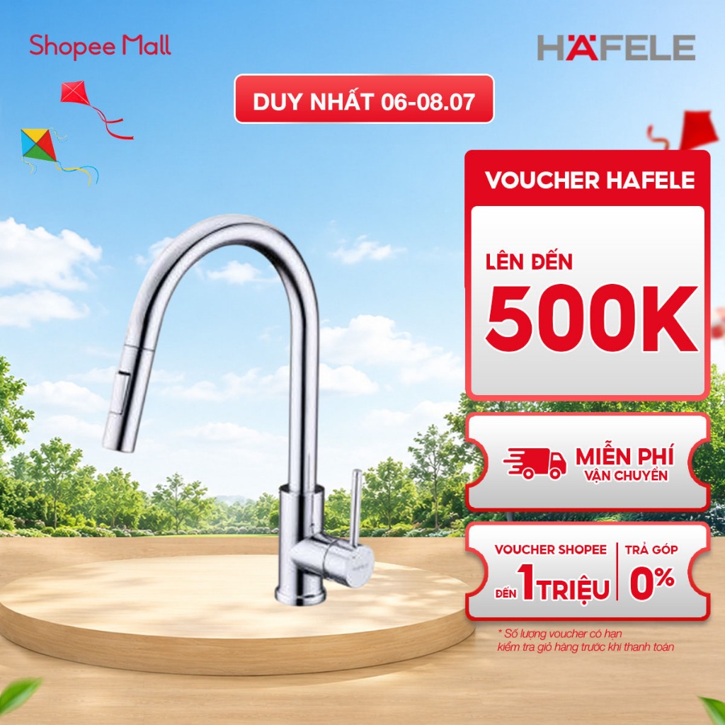 Vòi bếp Hafele HT21-CH1P287 577.55.230