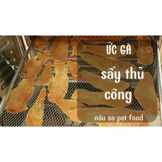 Ức Gà Phi Lê Sấy Khô Cho Chó Mèo - Thức Ăn Vặt Giàu Dinh dưỡng