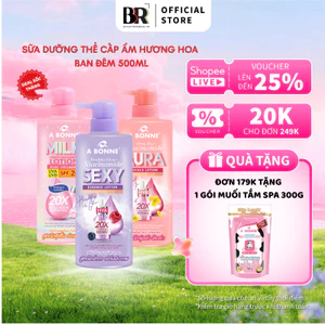 Sữa Dưỡng Thể Dưỡng Sáng Cấp Ẩm Hương Nước Hoa A Bonne' Ban Đêm 500ml