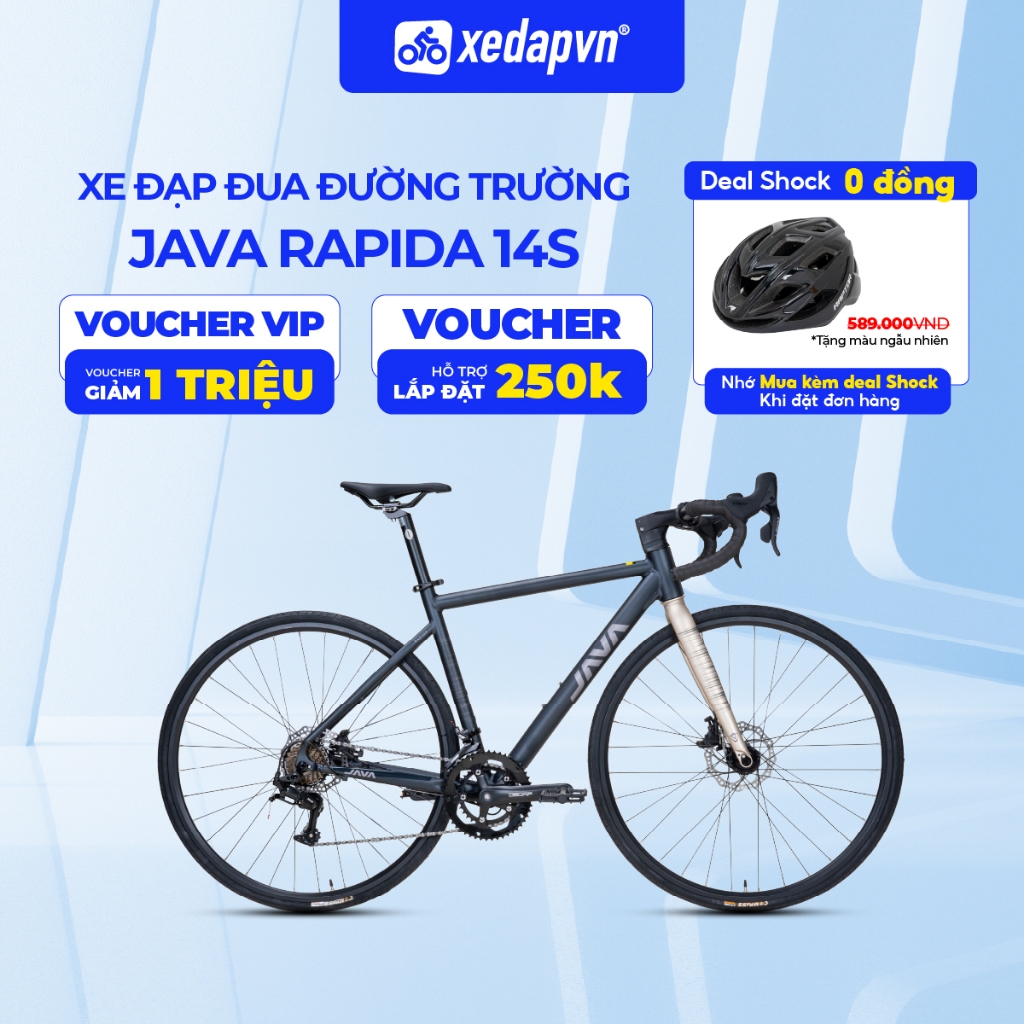 Xe Đạp Đường Trường Road Java Rapida 700C – Khung Nhôm, Phanh Đĩa, 14 ...
