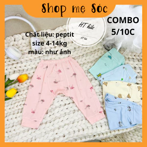 Combo 5/10 chiếc quần chục DÀI ĐÁP ĐŨNG NHIỀU MÀU cho bé 4-14kg mesocshop