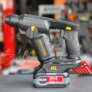 Máy Khoan Bê Tông Pin Không Chổi Than AMAXTOOLS A3CN12SM Plus+ 21V – Đầu Gài SDS Plus – Lực Đập 1.7J