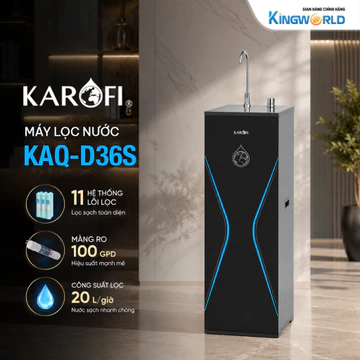 [GIÁ TẠI KHO] Máy Lọc Nước RO Karofi KAQ-D36S Tủ Đứng 11 Lõi Giá Rẻ, Uống Trực Tiếp Chính Hãng