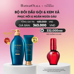 Bộ đôi gội & kem xả Phục hồi & ngăn ngừa gàu TSUBAKI PREMIUM EX DANDRUFF CARE & REPAIR SHAMPOO 450ML&TREATMENT 160G