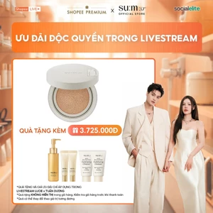 KOL x Su:m37 x Phấn nước thuần chay su:m37 Skin-Stay Soft Glow Cushion SPF+/ PA+++ 13g (kèm lõi refill)