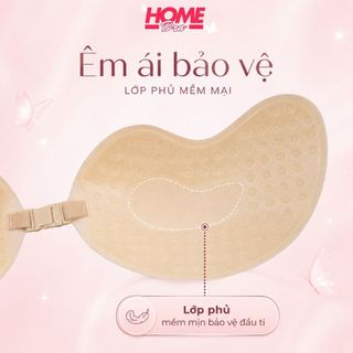 Áo dán ngực mút mỏng nhẹ có lỗ thoáng khí, Miếng dán ngực cài trước tiền lợi nâng ngực tạo khe D0129