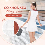 Váy Liền Nữ Xếp Ly LV26S04F405 Livan Kèm Quần Bảo Hộ, Váy Chơi Thể Thao, Pickle Ball, Tennis — ảnh 5