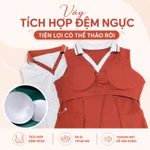 Váy Liền Nữ Xếp Ly LV26S04F405 Livan Kèm Quần Bảo Hộ, Váy Chơi Thể Thao, Pickle Ball, Tennis — ảnh 3