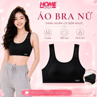 Áo lá học sinh cấp 2 phong cách thể thao - Áo lót cho bé gái cotton mút mỏng may liền tiện lợi A611