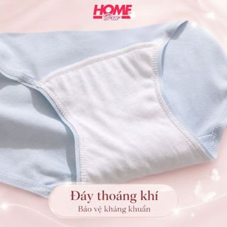 Quần lót nữ cotton cao cấp viền su co dãn tốt - Quần chip nữ cạp vừa tôn dáng trái tim đáng yêu L183