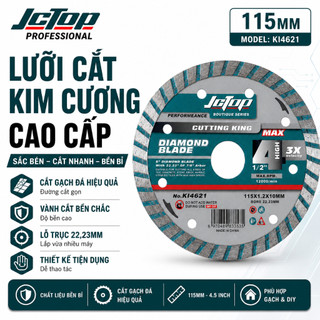 Lưỡi cắt gạch khô JCtop công nghệ lưỡi cắt kim cương KC4115
