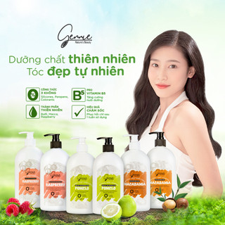 [LIVE ĐỘC QUYỀN] Dầu gội - xả Bưởi Gennie Pomelo Natural Care cho tóc khô, yếu và dễ gãy rụng 400ml