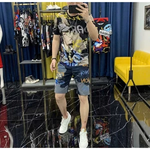 Đồ bộ mặc nhà ⚡️ GIÁ SẬP SÀN ⚡️ sét quần áo BONROU form rộng Unisex 2 màu dành cho nam nữ SSL