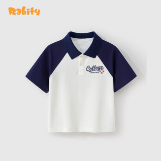 Áo thun polo cổ bẻ ngắn tay bé trai Rabity 901.025
