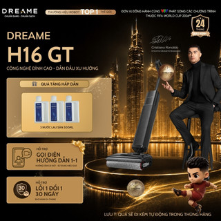 Máy Hút Bụi Lau Nhà Dreame H16 GT | Lực Hút 23k Pa | Tự Động Giặt Sấy Giẻ Lau | Bảo Hành 24 Tháng